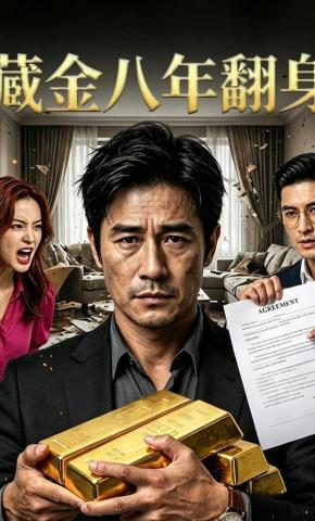 短剧《藏金八年翻身》海报