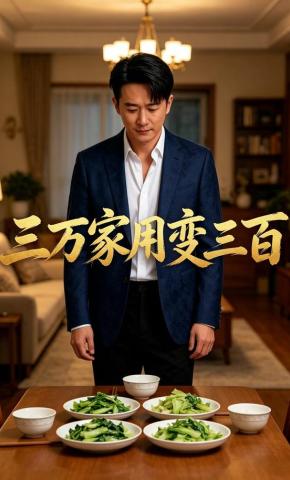 短剧《三万家用变三百》海报