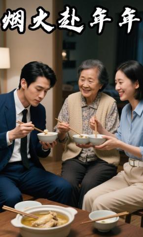 短剧《烟火赴年年》海报