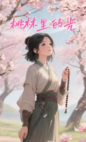 短剧《桃林里的光》海报