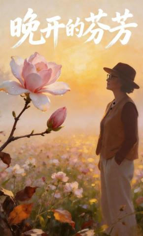 短剧《晚开的芬芳》海报