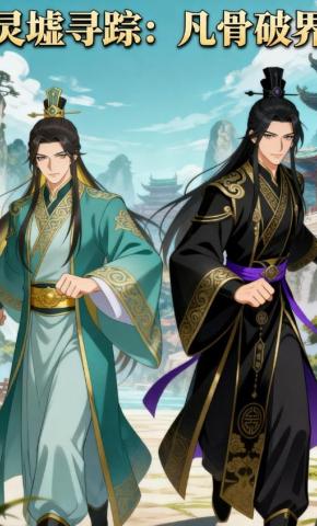 短剧《灵墟寻踪：凡骨破界》海报