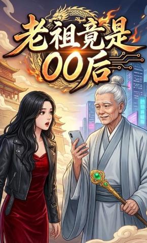 短剧《老祖竟是00后》海报
