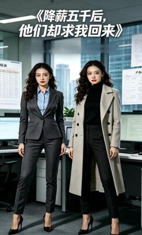 短剧《降薪五千后，他们却求我回来》海报