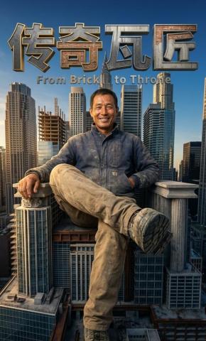 短剧《传奇瓦匠》海报