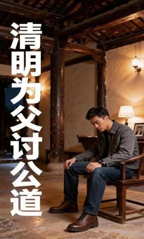 短剧《清明为父讨公道》海报