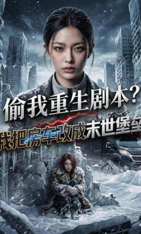 短剧《偷我重生剧本？我把房车改成末世堡垒》海报