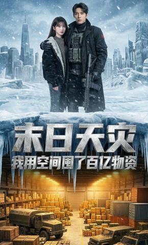 短剧《末日天灾:我用空间囤了百亿物资》海报