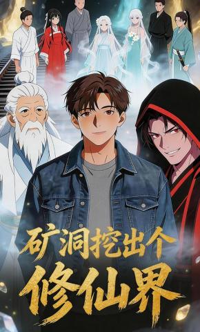 短剧《矿洞挖出个修仙界》海报