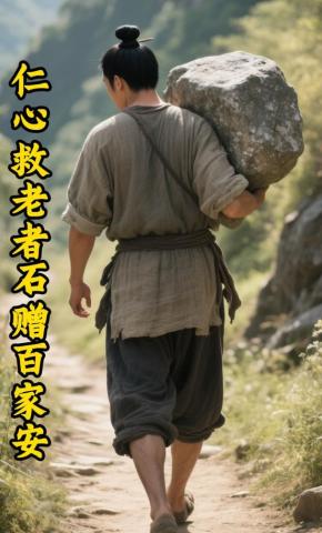 短剧《仁心救老者石赠百家安》海报