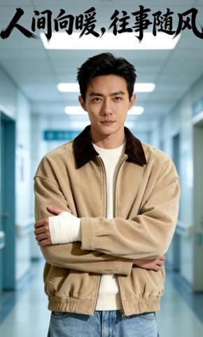 短剧《人间向暖，往事随风》海报