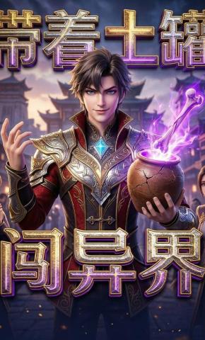 短剧《带着土罐闯异界》海报