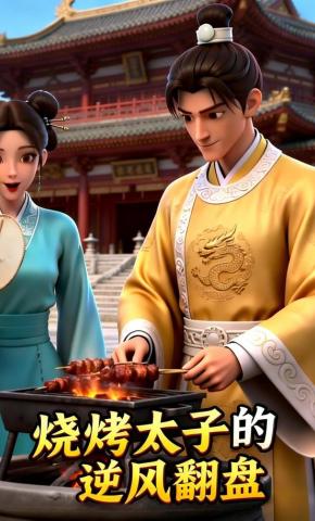 短剧《烧烤太子的逆风翻盘》海报