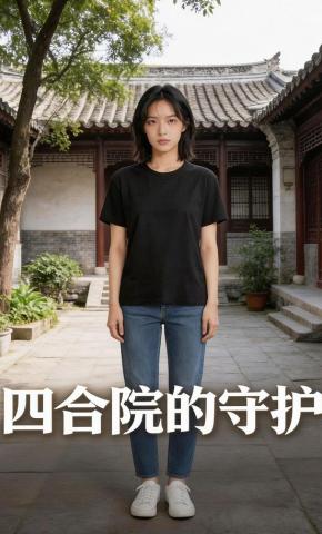 短剧《四合院的守护》海报