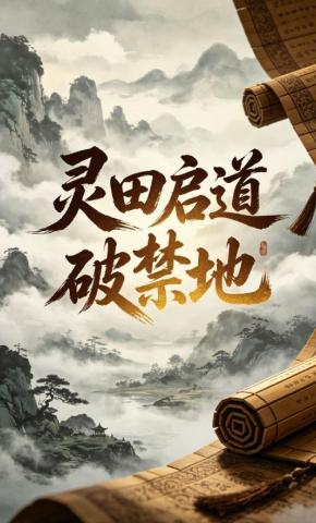 短剧《灵田启道破禁地》海报