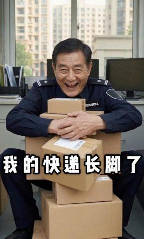 短剧《我的快递长脚了》海报