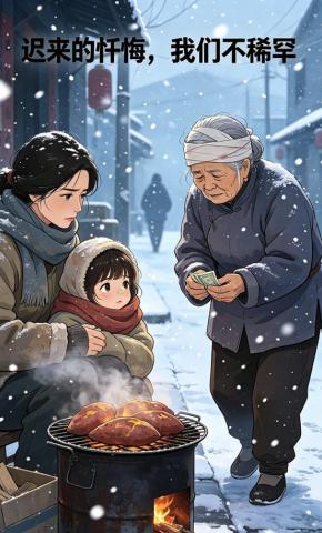 短剧《迟来的忏悔，我们不稀罕》海报