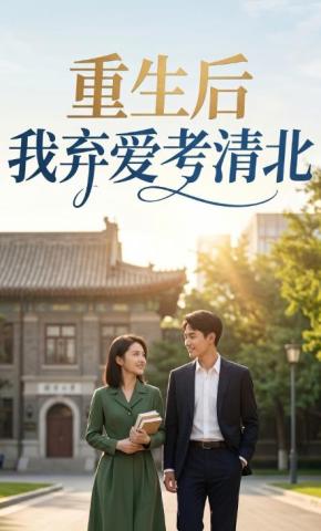 短剧《重生后，我弃爱考清北》海报