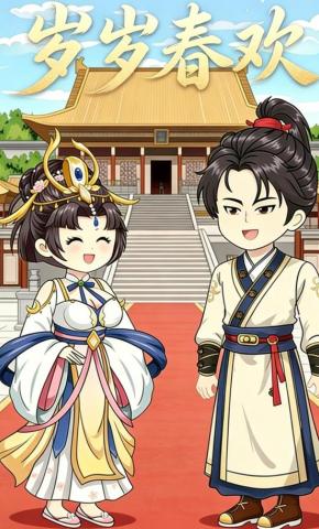 短剧《岁岁春欢》海报