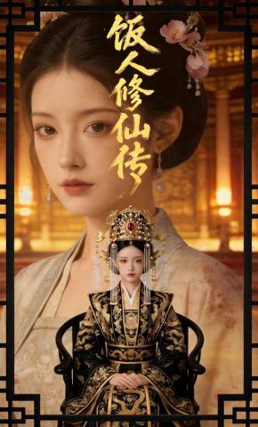 短剧《饭人修仙传》海报