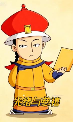 短剧《光绪与慈禧》海报