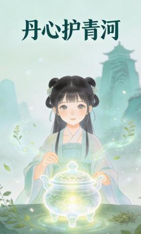 短剧《丹心护青河》海报