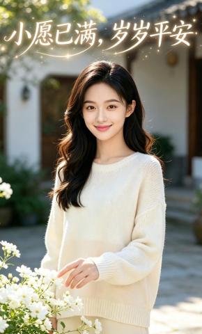 短剧《小愿已满，岁岁平安》海报