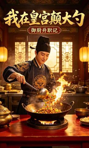 短剧《我在皇宫颠大勺》海报