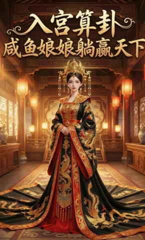 短剧《入宫算卦，咸鱼娘娘躺赢天下》海报