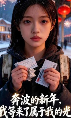 短剧《奔波的新年，我等来了属于我的光》海报