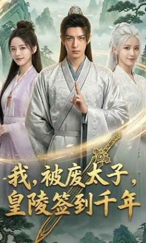 短剧《我，被废太子，皇陵签到千年！》海报