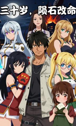 短剧《三十岁，陨石改命》海报