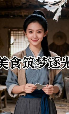 短剧《美食筑梦逐光》海报