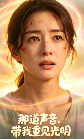 短剧《那道声音，带我重见光明》海报