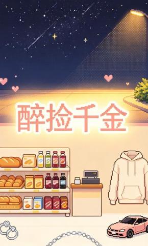 短剧《醉捡千金》海报