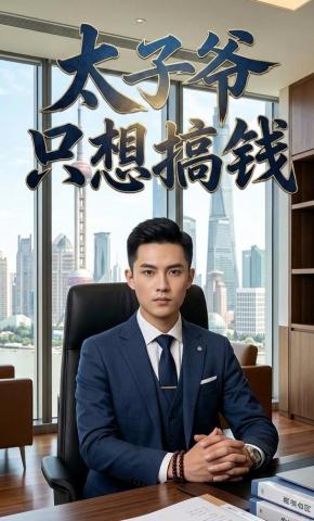 短剧《太子爷只想搞钱》海报