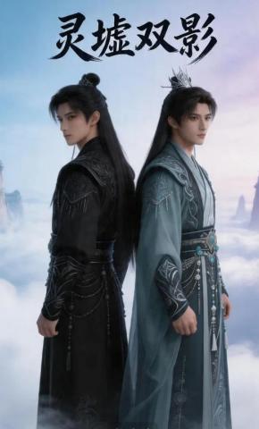 短剧《灵墟双影》海报