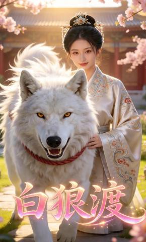 短剧《白狼渡》海报