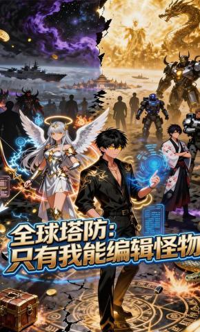 短剧《全球塔防：只有我能编辑怪物》海报