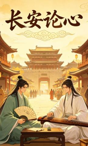 短剧《长安论心》海报