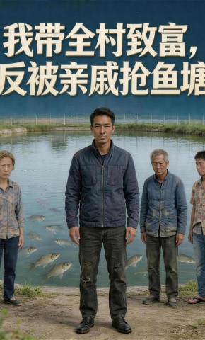 短剧《我带全村致富，反被亲戚抢鱼塘》海报