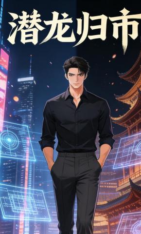短剧《潜龙归市》海报