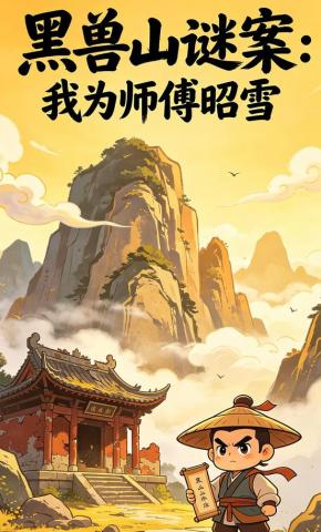 短剧《黑兽山谜案：我为师傅昭雪》海报