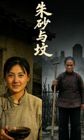 短剧《朱砂与坟》海报