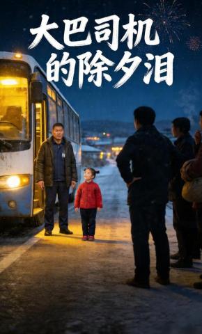 短剧《大巴司机的除夕泪》海报