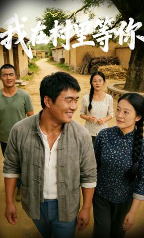短剧《我在村里等你》海报