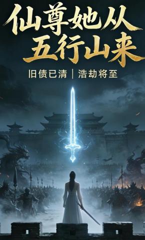 短剧《仙尊她从五行山来》海报