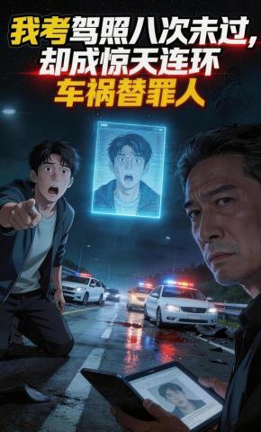 短剧《我考驾照八次未过，却成惊天连环车祸替罪人》海报