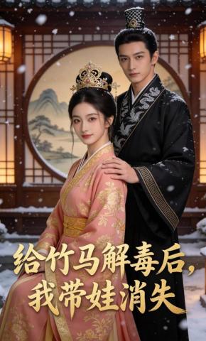 短剧《给竹马解毒后，我带娃消失》海报