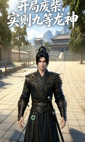 短剧《开局废柴，实则九等龙神》海报